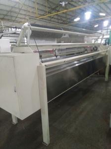 China Horizontal Fabric Roll Cutting Machine , Industrial Fabric Die Cutter For Quilted Panel on sale