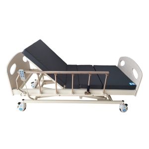 High-Quality Electrically Operated Wooden Nursing Bed with Rising Function