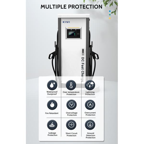 DC Fast Charger CCS to GBT 120KW Output Voltage for Hotel Parking EV Charging Station