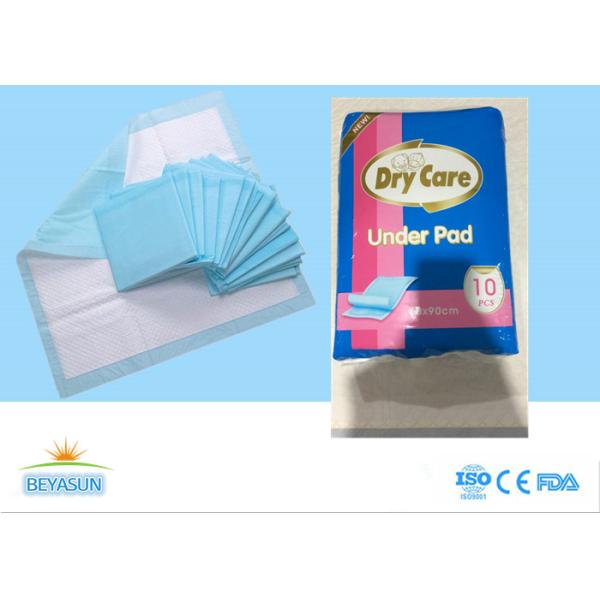 Professional Patient Disposable Bed Pads , Nonwoven Disposable Absorbent Sheets