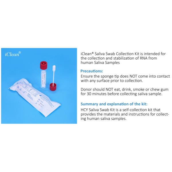 Disposable Sponge Swab Virus Sampling Tube Kit DNA RNA Collection Transportation