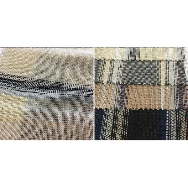 54 Inch Yarn Dyed Cotton Check Shirt Fabric Shirt Linen Fabric Sustainable