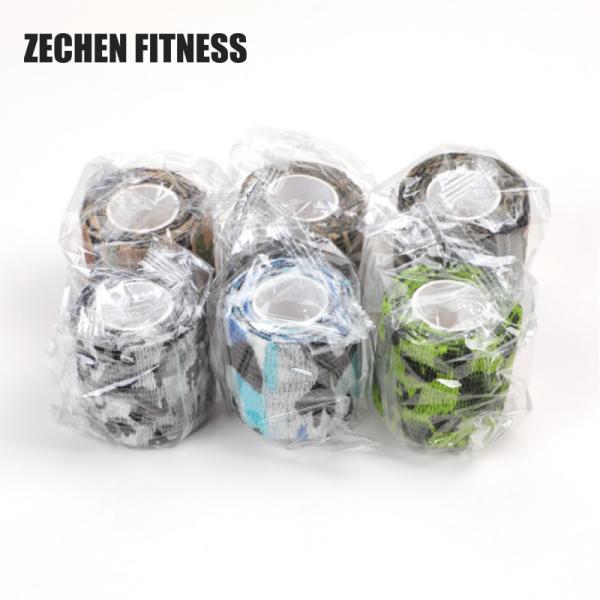 Breathable Elastic First Aid Cohesive Bandage Self Adhesive Tape Camouflage Non Woven