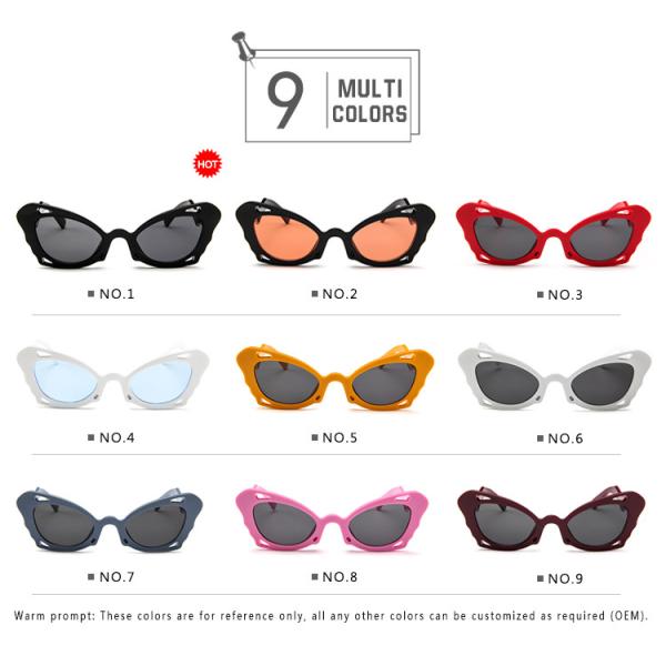 Cute Sexy Ladies Butterfly Shaped Sunglasses Female Promotion Sunglasses