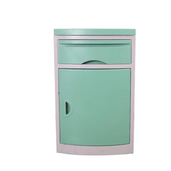 Quality ABS Plastic Patient Hospital Bedside Cabinet With Drawers 780mm Height for sale