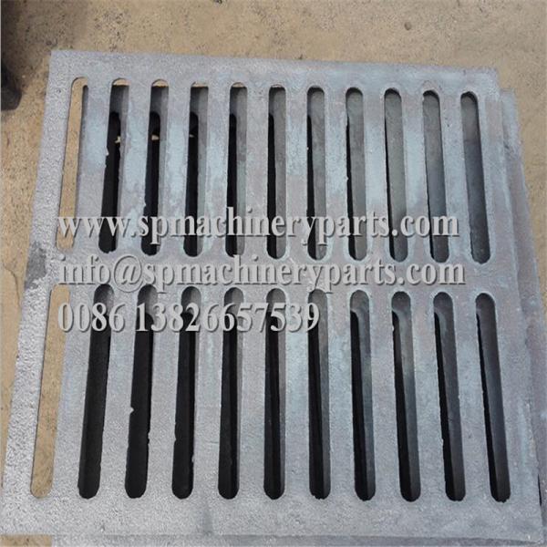 Quality Duracoated EN124 Square Ductile cast iron medium-duty 12" x 20" [305mm x 508mm] grate for sale for sale