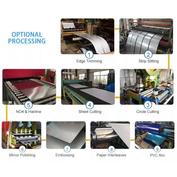 Mill Edge 304 Stainless Steel Sheet Plate 1250mm Low Nickel SS Plate