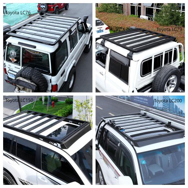 Easy Installation Aluminium Car Roof Racks for Jeep Wrangler JT JK JL 100% Inspection