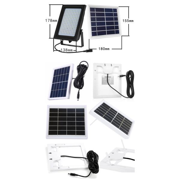 Energy Saving LED Solar Motion Sensor Flood Lights , 20w Warm White Led Spotlight