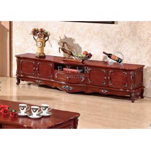 China living room furniture TV cabinet antique wooden TV table on sale