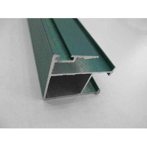 Green Coated Wardrobe Aluminium Profile T5 State Excellent Machinability