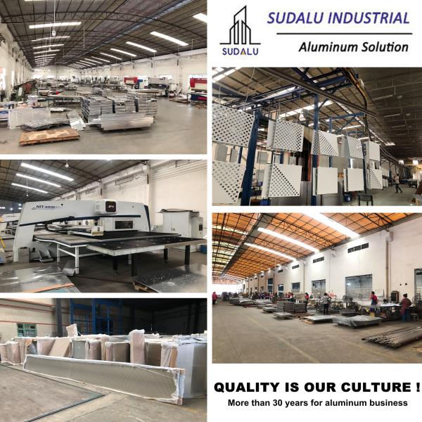 SUDALU Metal Interior Decorative Divider Screen Panel Aluminum Partition Perforated Panel