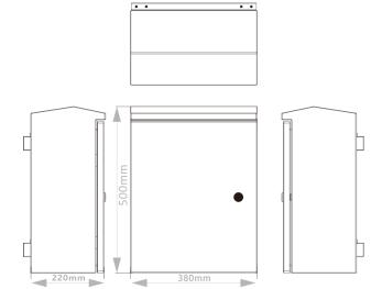 Outdoor Pole Mount Cabinet With Real-Time Video Monitoring And Remote Control