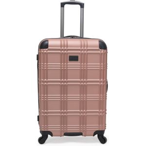 China Lightweight Hardside 4-Wheel Spinner Travel Luggage, Rose Gold, 24-Inch Checked on sale