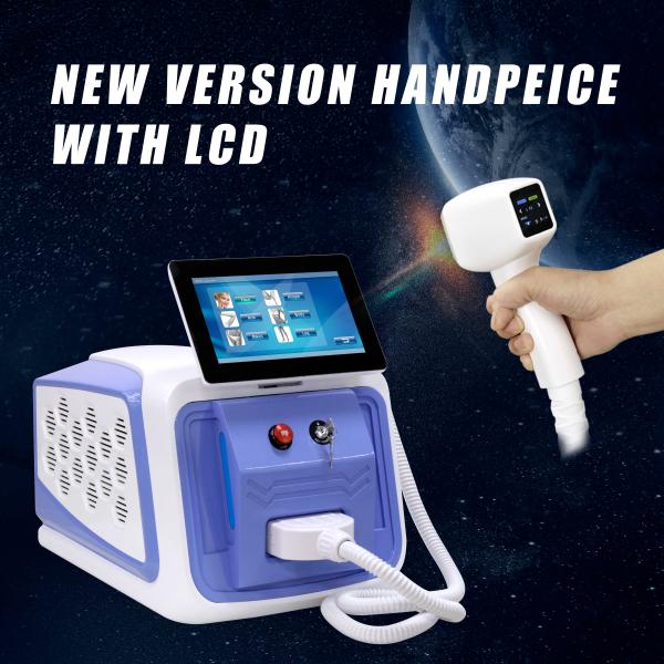 755 808 1064 Diode Laser Skin Hair Removal Device With 6-16 Laser Bars And Touch Screen