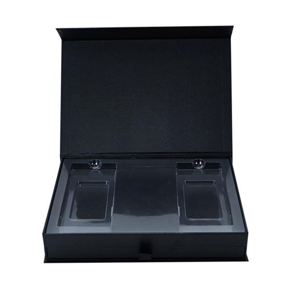 400G Coated Flip Top Cosmetic Gift Box Packaging With Magnetic Catch Matte UV