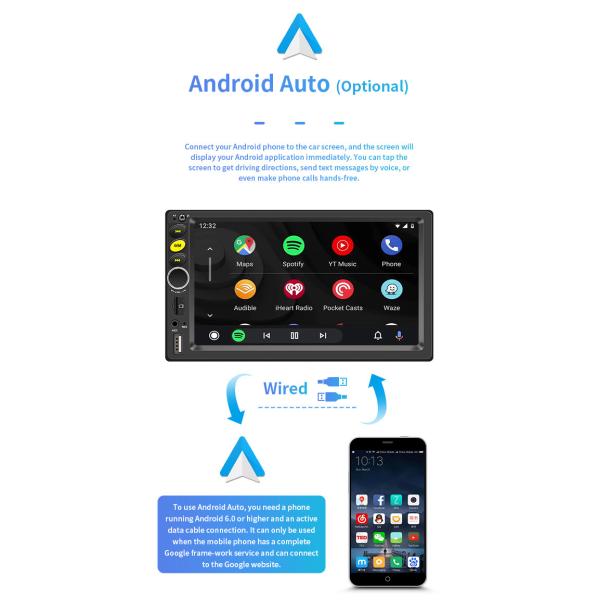 7 Inch F720C MP5 Car Mount Tablet Digital Radio