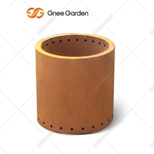 Corten Steel Fire Pit Outdoor Corten Steel Fire Pit Rusty Wood Burning