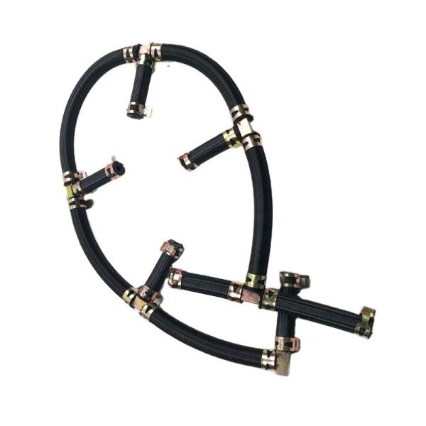 STAR ZEBRA CAT 320C Excavator Fuel Return pipe 212-8606 S6K injector return tube with inter cooler 2128606