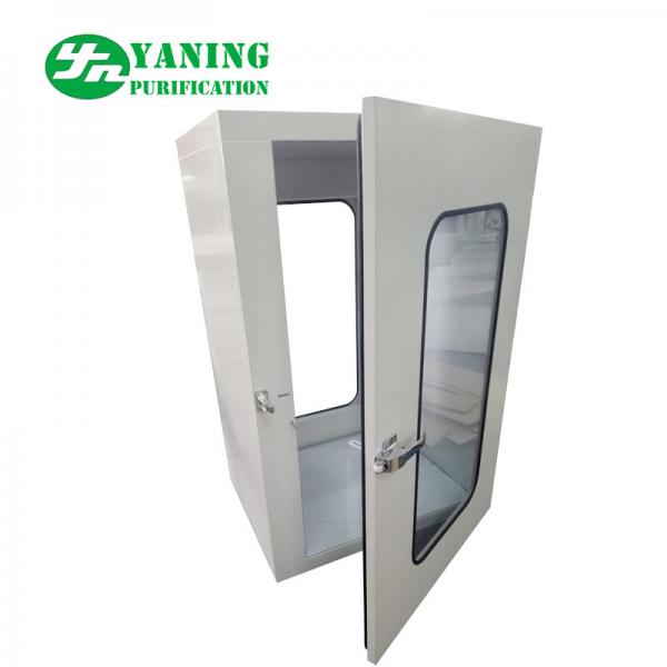 Quality High Pass Thru Cleanroom Pass Box Powder Coating Steel With Mechanical Interlock for sale