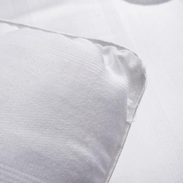 Patchwork Fabric Hotel Microfiber Quilt White Alternative Comforter Peach Skin