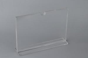 Cheap Table Top Acrylic Sign Holder Display Stand , Card Display Holder Sign Holder wholesale