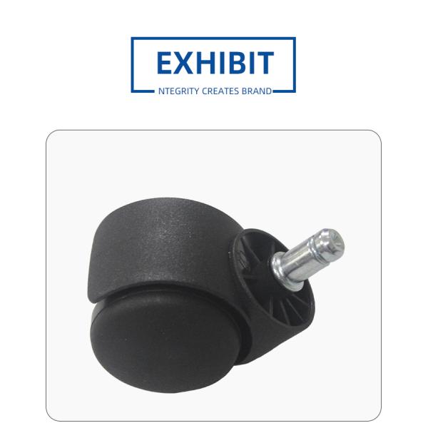 Nylon Office Chair Casters Replacement 200kg Load Capacity Universal silent wheel