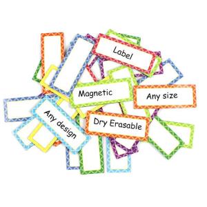 Cheap Printable Reusable Magnetic Dry Erase Labels Removable Whiteboard Label Magnets wholesale