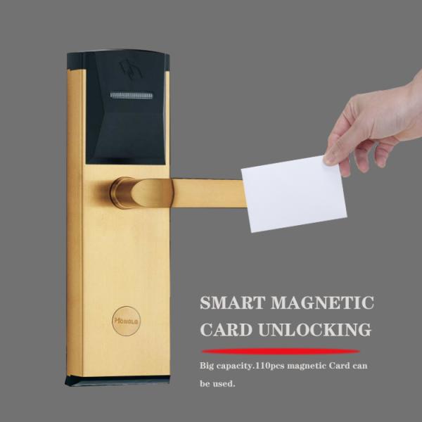 Smart Hotel Access Control Door Lock / RFID Electronic Lock