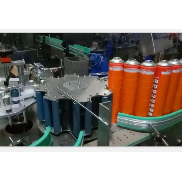 Spray Paint Can Automatic Bottle sticker Labeling machine manufacturer Applicator Easy to Maintain straw tube applicator