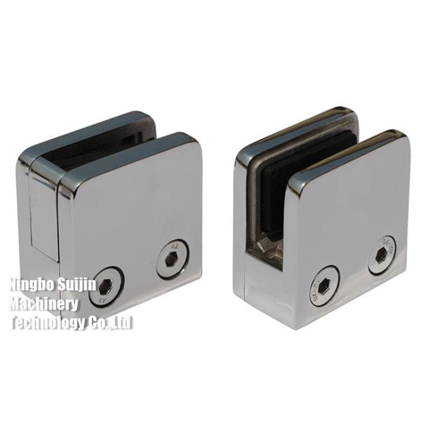 316 Stainless Steel 0.2KG 8mm Square Glass Clamp