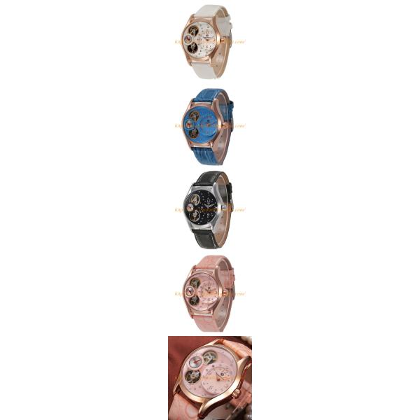 WN27 Pink White Blue Black Forsing Watches for Lady Unisex Watch Mechanical Leather Watch