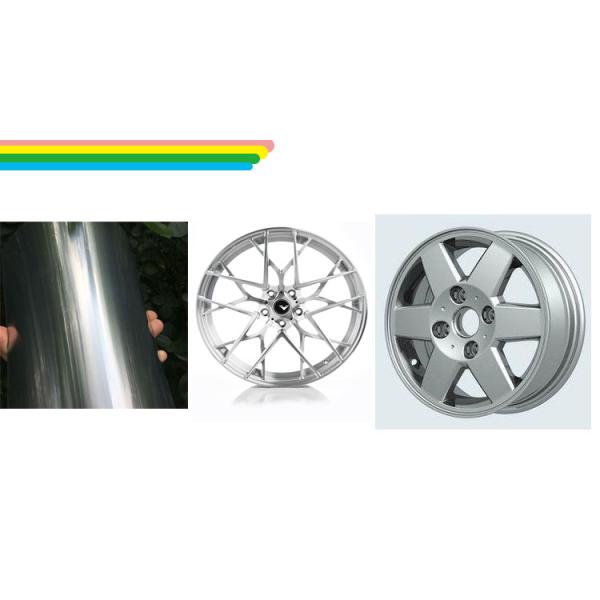 Antibacterial Metallic Purple Powder Coat Heat Resistance For Metal Surface