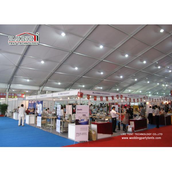 White 30x100m Big Movable Outdoor Exhibition Tents with ABS Walling System