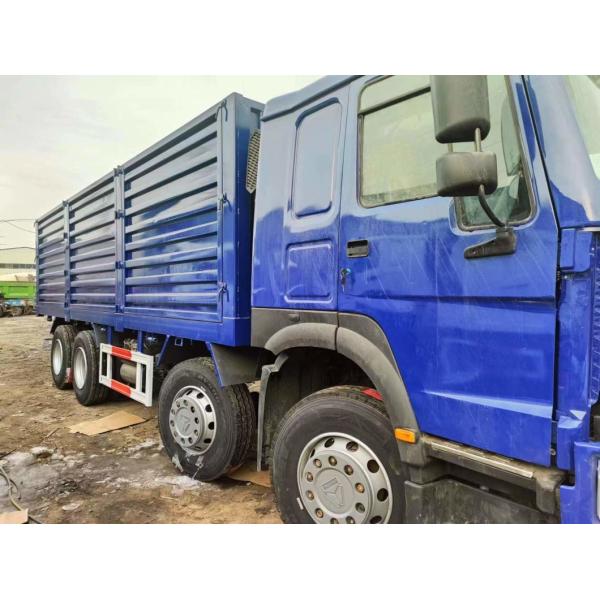 Sinotruck HOWO Blue 8*4 Box Truck 10tires Secondhand Truck with 6×4 Drive Wheel