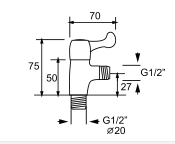 White ABS Handle Plastic Water Faucet Tap Bathroom Faucet Accessory Type Faucet With Diverter