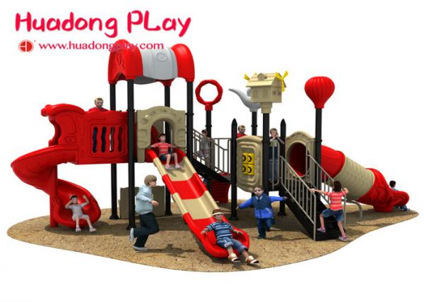 Quality Custom Design School Outdoor Playground Slides , Large Outdoor Playground Equipment for sale