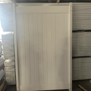 Pvc White Privacy Vinyl Fencing Sustainable Long Lasting Waterproof