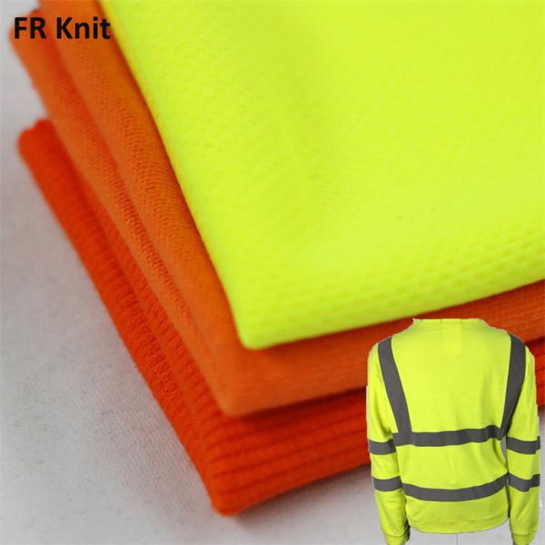 High Visibility 100 Percent Cotton Reflective Shirts FR Fleece For Construction Workers