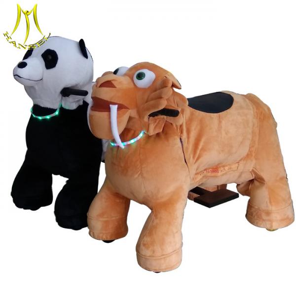 Quality Hansel  Cheap price plush electric animal carts battery car animal electric toy for sale