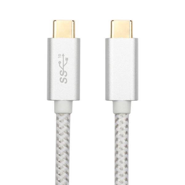 Braided Mesh 60W 10Gbps USB PD Cable High speed Metal Shell