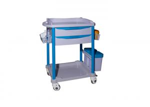 Cheap Hospital Equipment Medical Storage Trolley Therapy Cart With Waste Bin For Clinic wholesale