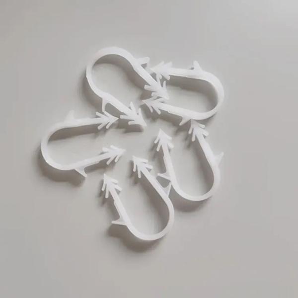 Waterproof Black Underfloor Pipe Clips For Securely Attaching Underfloor Heating Pipes