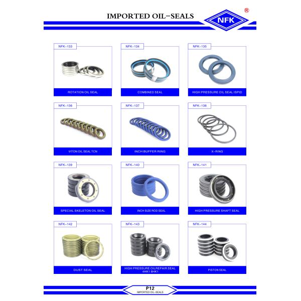 5-Piece Set Hydraulic Rod Piston Seals For Industrial Machinery