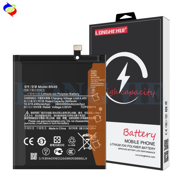 Rechargeable Battery for Xiaomi Redmi Note 6 Original Replacement BN46 Short Battery