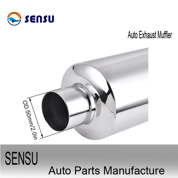 Silver SS201 Stainless Steel Exhaust Mufflers For Toyota Samples Avaliable