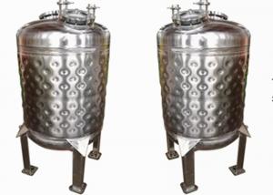 Cheap Stainless Steel 250L Dimple Jacket Tank For Cooling wholesale