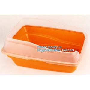 Luxury Cat Toilet Box Cat Litter Portable Freestyle Cat Toilet, Travel scoop