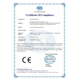 Guangzhou Wanda Metal Products Co., Ltd. Certifications