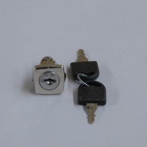 Cheap Plastic Key Cap Chrome plating Black Metal Cabinet Locks wholesale